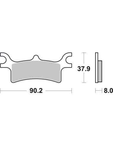 pastillas de freno moto brembo sinterizadas 07po06sd