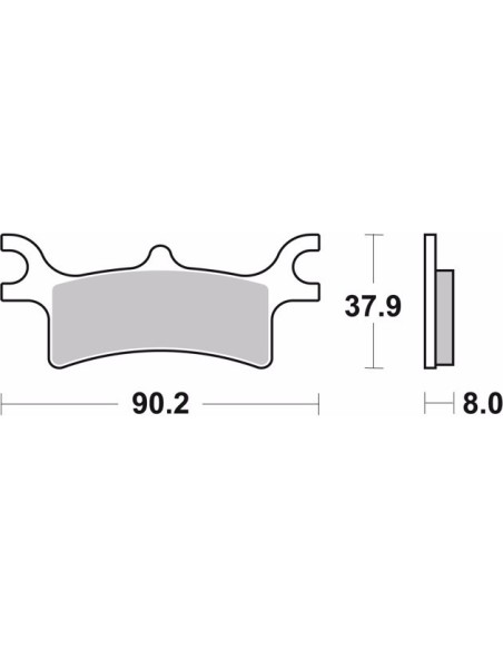 pastillas de freno moto brembo sinterizadas 07po06sd