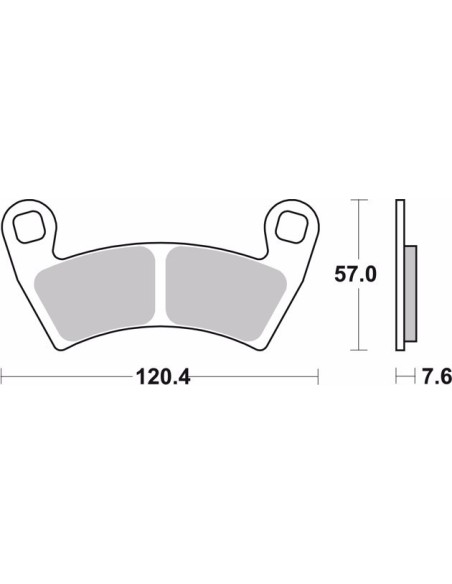 pastillas de freno moto brembo sinterizadas 07po10sd