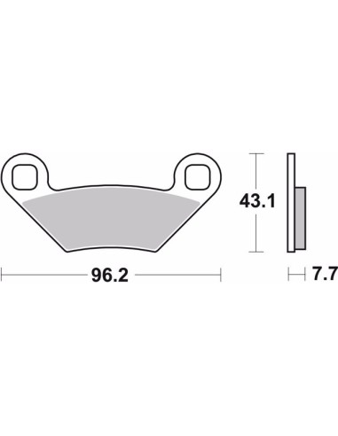pastillas de freno moto brembo sinterizadas 07po11sd