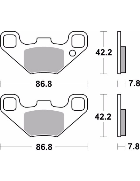 pastillas de freno moto brembo sinterizadas 07po12sd