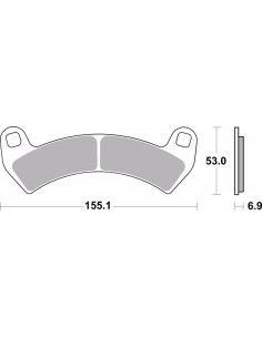 pastillas de freno moto brembo sinterizadas 07po14sd 2