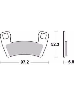 pastillas de freno moto brembo sinterizadas 07po15sd 2