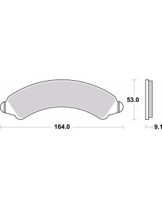 pastillas de freno moto brembo sinterizadas 07po16sd 2
