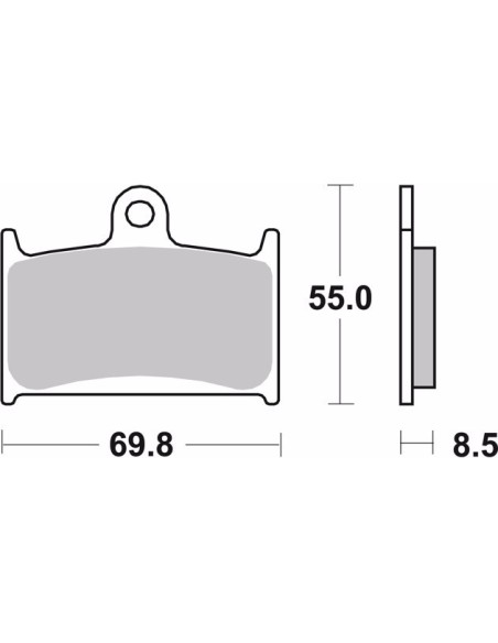 pastillas de freno moto brembo sinterizadas 07su14sr