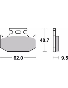 pastillas de freno moto brembo organicas 07su18tt 2