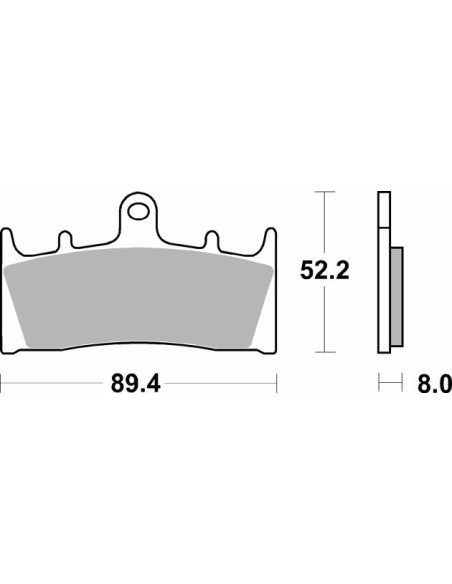 pastillas de freno moto brembo sinterizadas 07su19sr