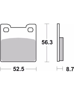 pastillas de freno moto brembo sinterizadas 07su20sp 2