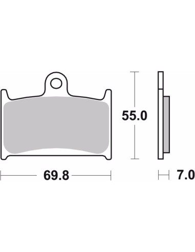 pastillas de freno moto brembo sinterizadas 07su22sa
