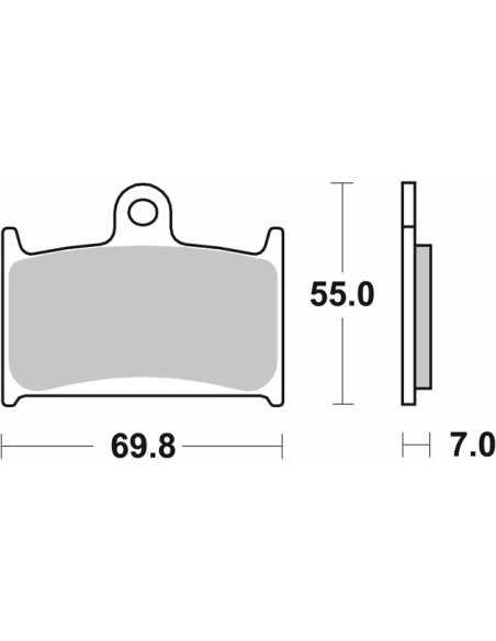 pastillas de freno moto brembo sinterizadas 07su22sa