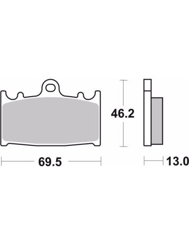 pastillas de freno moto brembo sinterizadas 07su30sp