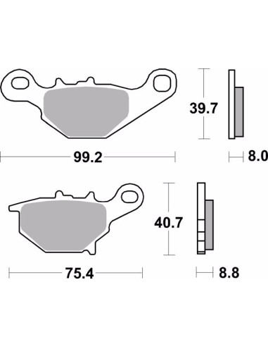 pastillas de freno moto brembo sinterizadas 07su31sd