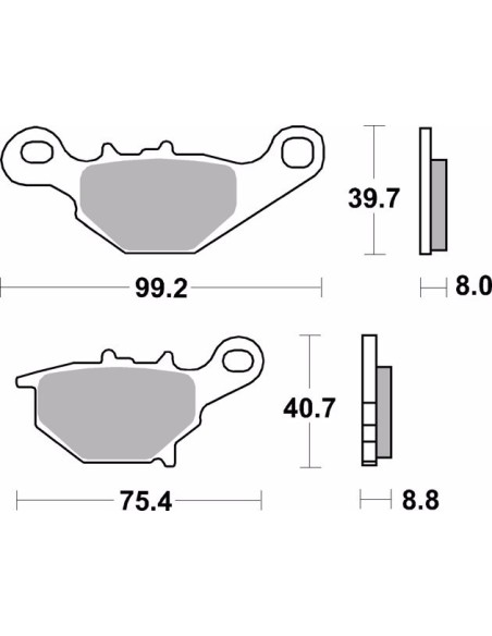 pastillas de freno moto brembo sinterizadas 07su31sd