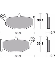 pastillas de freno moto brembo sinterizadas 07su32sp 2