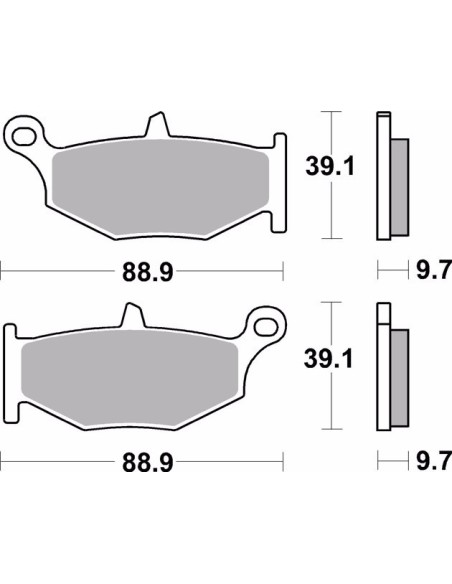 pastillas de freno moto brembo sinterizadas 07su32sp
