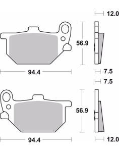 pastillas de freno moto brembo genuinas 07ya0413 2