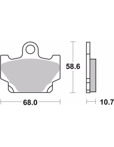 pastillas de freno moto brembo genuinas 07bb1011 2