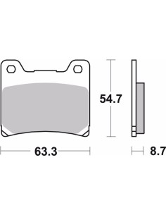 pastillas de freno moto brembo genuinas 07ya1107 2
