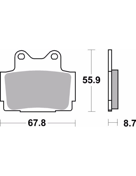 pastillas de freno moto brembo sinterizadas 07ya12sa
