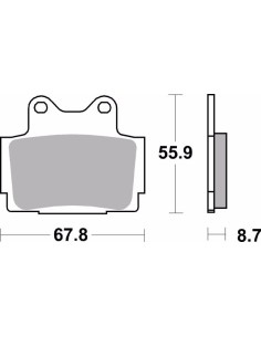 pastillas de freno moto brembo sinterizadas 07ya12sp 2