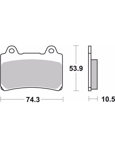 pastillas de freno moto brembo genuinas 07ya1711