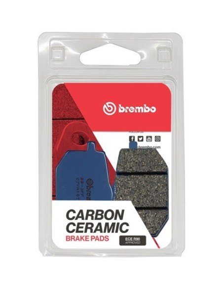 pastillas de freno moto brembo organicas 07ya18tt