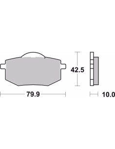 pastillas de freno moto brembo genuinas 07ya1909 2