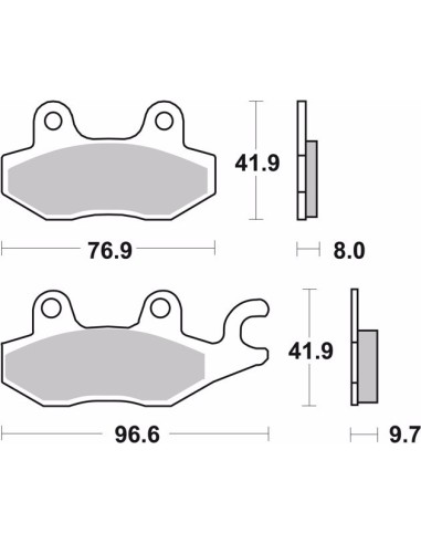 pastillas de freno moto brembo genuinas 07ya2008