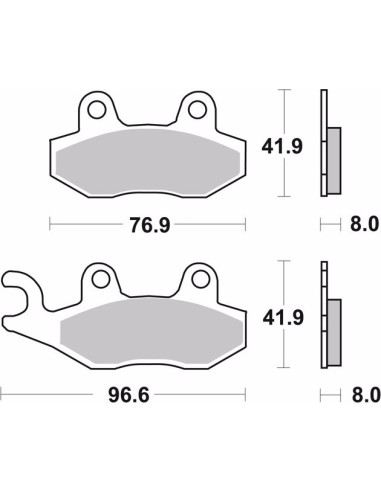 pastillas de freno moto brembo sinterizadas 07ya21sd