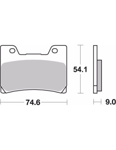 pastillas de freno moto brembo sinterizadas 07ya24sa 2