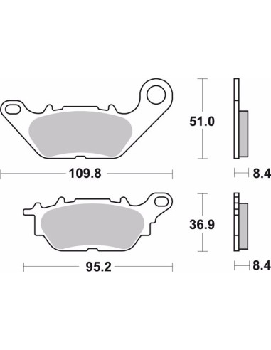 pastillas de freno moto brembo organicas 07ya28cc