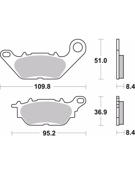 pastillas de freno moto brembo organicas 07ya28cc