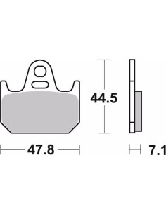 pastillas de freno moto brembo organicas 07ya29cc 2