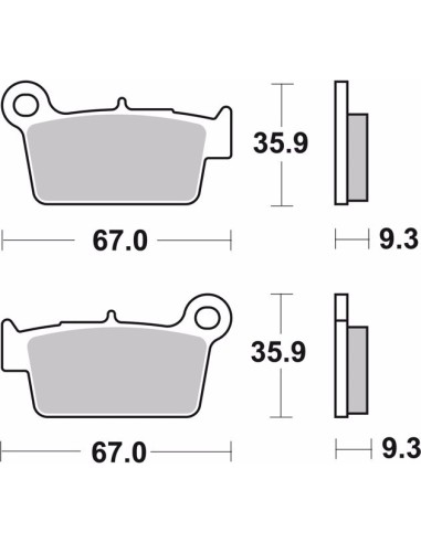 pastillas de freno moto brembo sinterizadas 07ya41sd