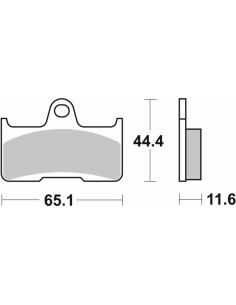 pastillas de freno moto brembo sinterizadas 07ya45sd 2