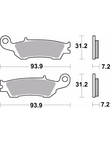 pastillas de freno moto brembo sinterizadas 07ya47sx