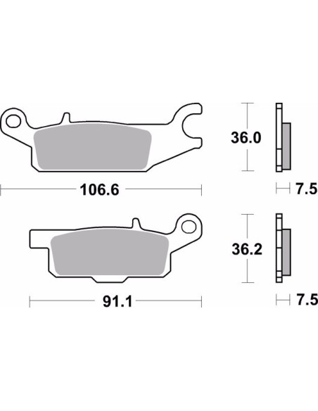 pastillas de freno moto brembo sinterizadas 07ya49sx