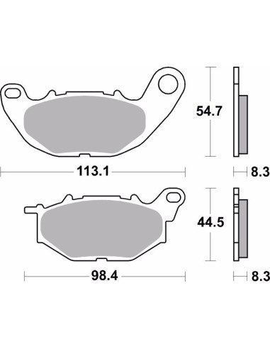 pastillas de freno moto brembo organicas 07ya52cc
