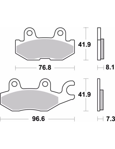 pastillas de freno moto brembo sinterizadas 07ya57sd