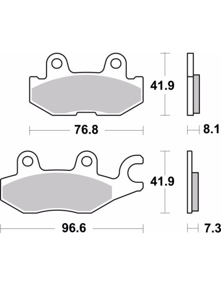 pastillas de freno moto brembo sinterizadas 07ya57sd