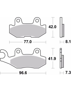 pastillas de freno moto brembo sinterizadas 07ya58sd 2