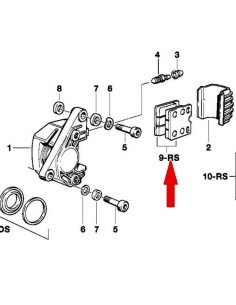 pastillas brembo oem bmw guzzi 107418325 2