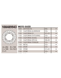 disco brembo genuine guzzi 800 daytona 108489943