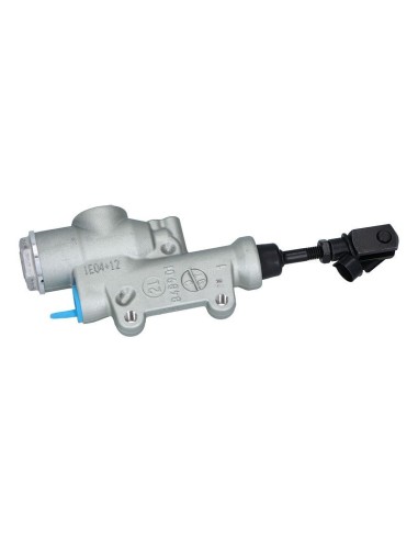 bomba de freno trasera moto brembo 10850520 ps12 plata con deposito integrado