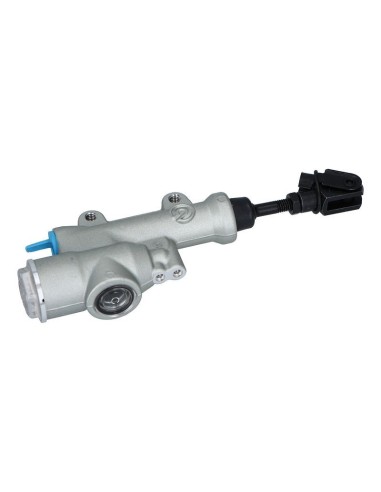 bomba de freno trasera moto brembo 10850520 ps12 plata con deposito integrado