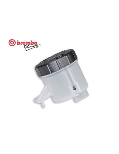 deposito de liquido de frenos brembo 45cc transparente con salida 90 ref 110444661