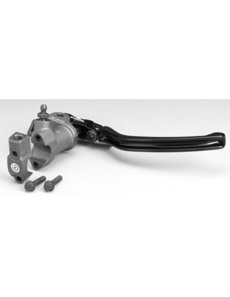 abrazadera bomba de freno brembo con soporte de espejo m10x1 25 izquierda