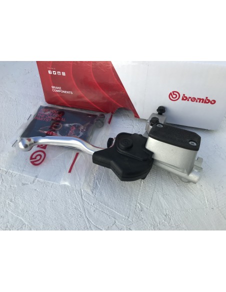 bomba de freno brembo ps 10 16 con deposito integrado off road mx ref 110d08710