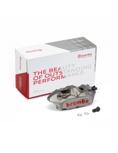 pinza de freno delantera derecha brembo 120a39720 m4 monobloque radial 108 mm