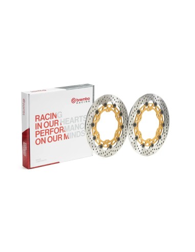 pareja de discos de freno delanteros brembo 208973718 supersport flotantes 300 x 5 5 mm